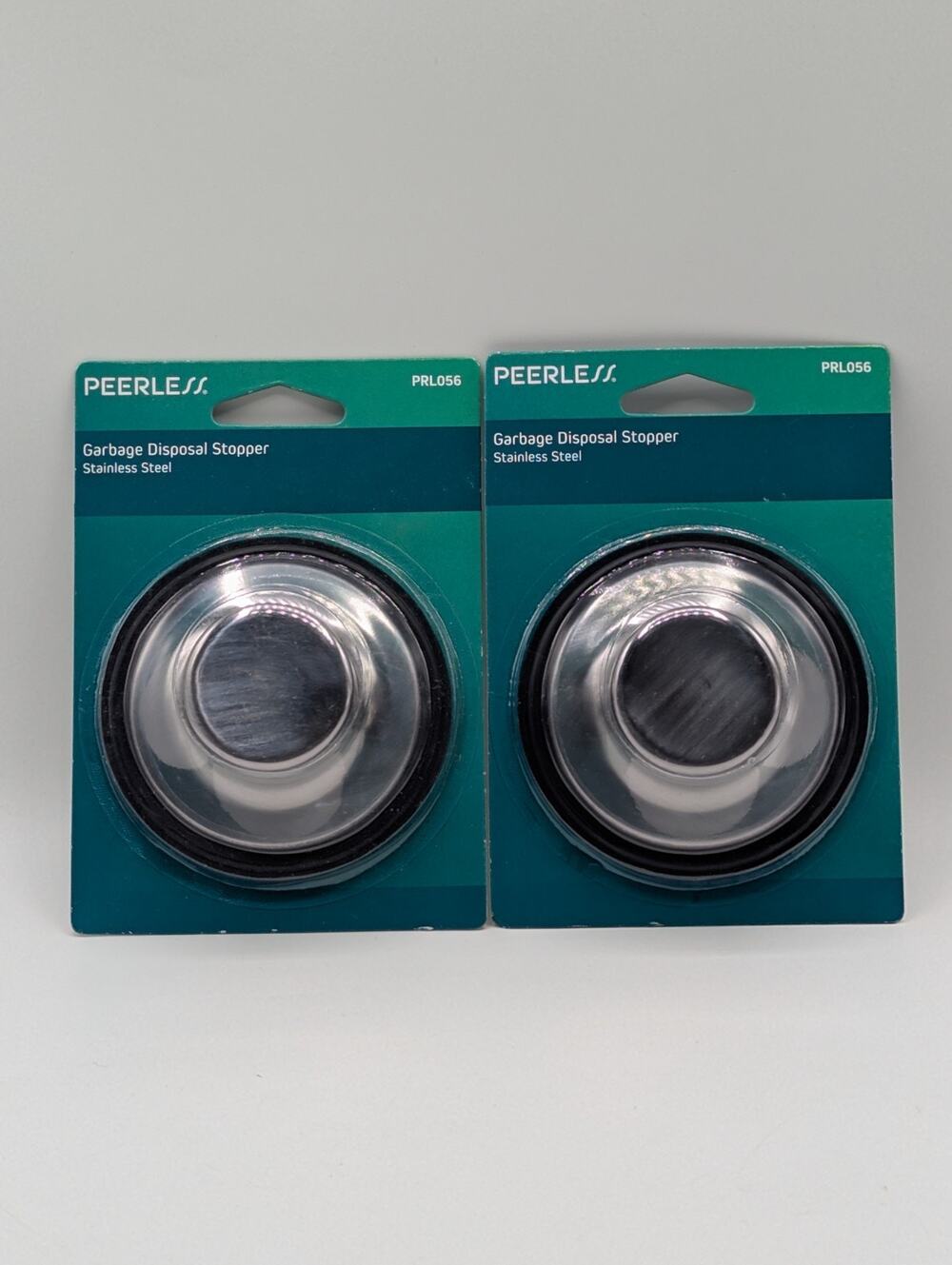 2-Pack Peerless PRL056 Garbage Disposal Stopper Stainless Steel Sink Drain New